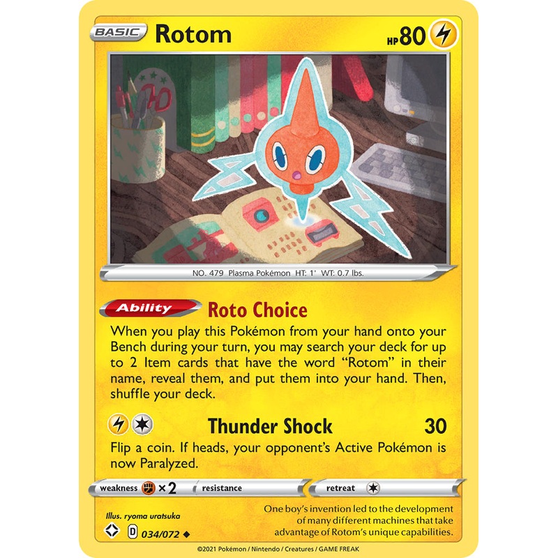 Rotom (034/072) [Sword & Shield: Shining Fates]
