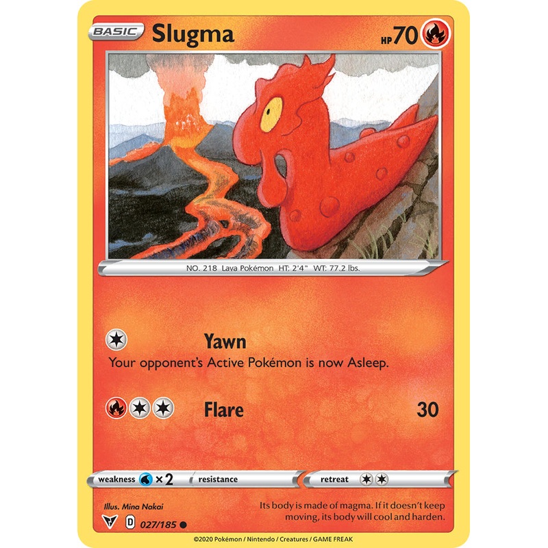 Slugma (027/185) [Sword & Shield: Vivid Voltage]