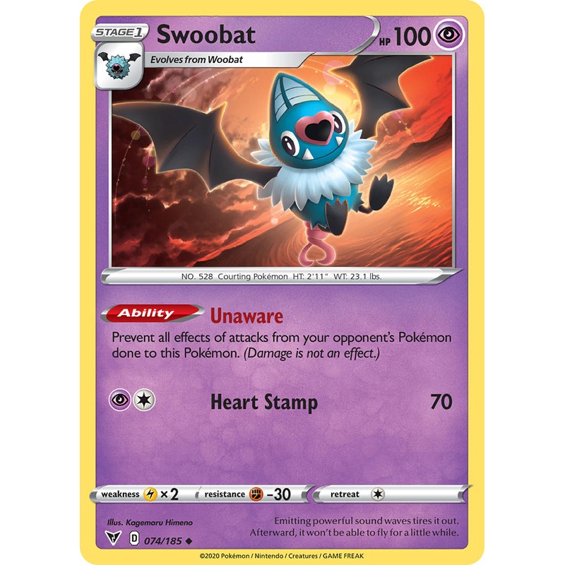 Swoobat (074/185) [Sword & Shield: Vivid Voltage]