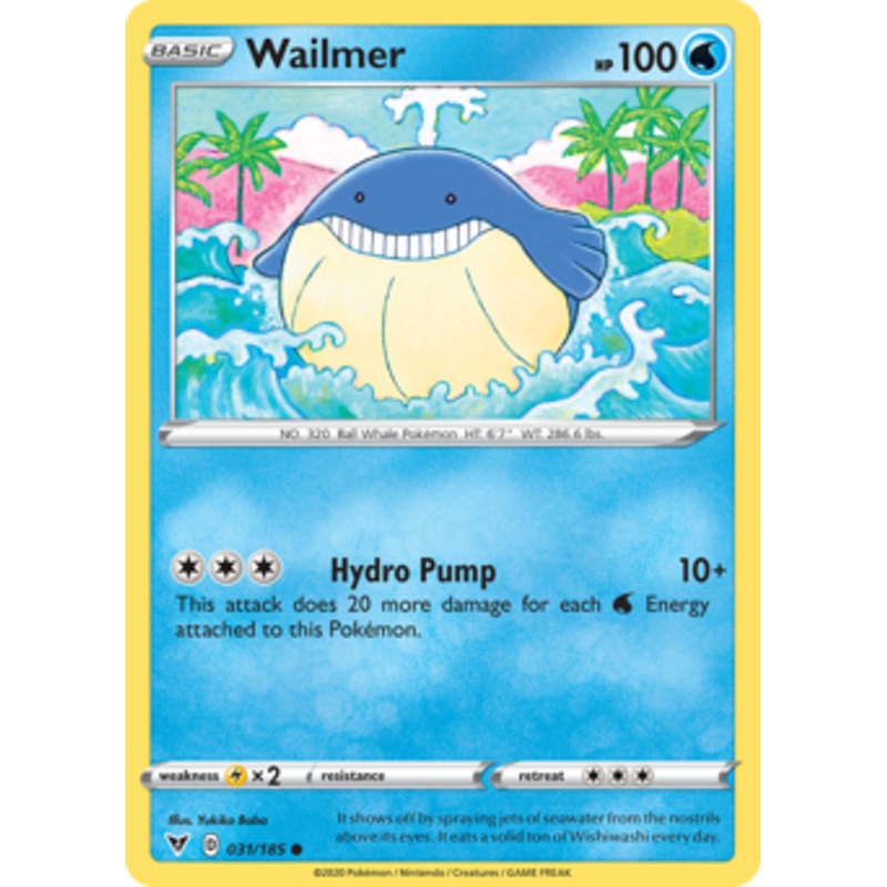 Wailmer (031/185) [Sword & Shield: Vivid Voltage]
