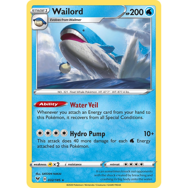 Wailord (032/185) [Sword & Shield: Vivid Voltage]