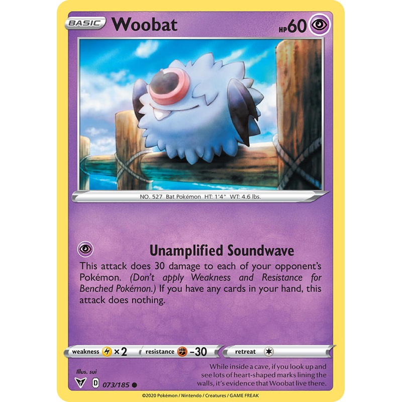 Woobat (073/185) [Sword & Shield: Vivid Voltage]