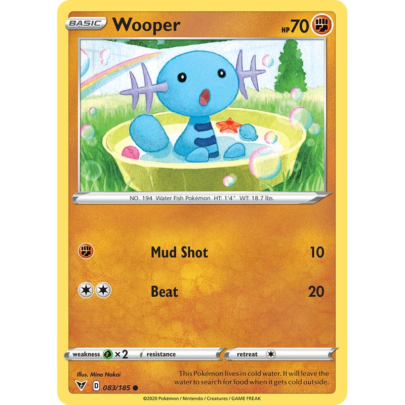 Wooper (083/185) [Sword & Shield: Vivid Voltage]