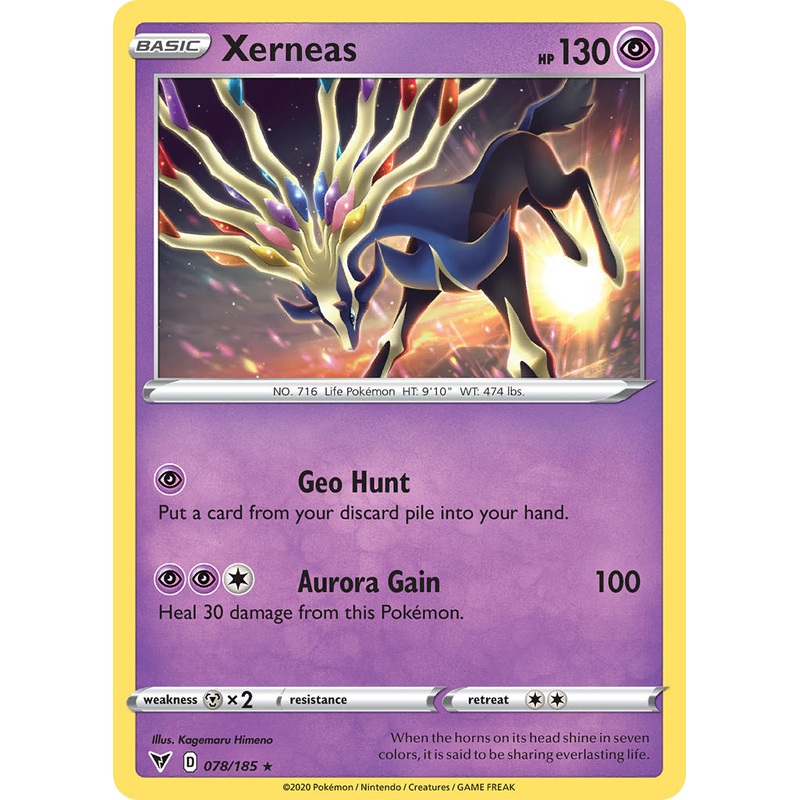 Xerneas (078/185) [Sword & Shield: Vivid Voltage]