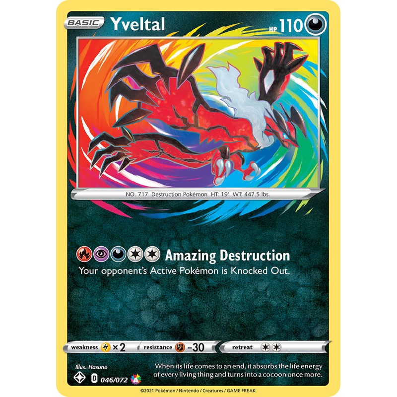 Yveltal (046/072) [Sword & Shield: Shining Fates]