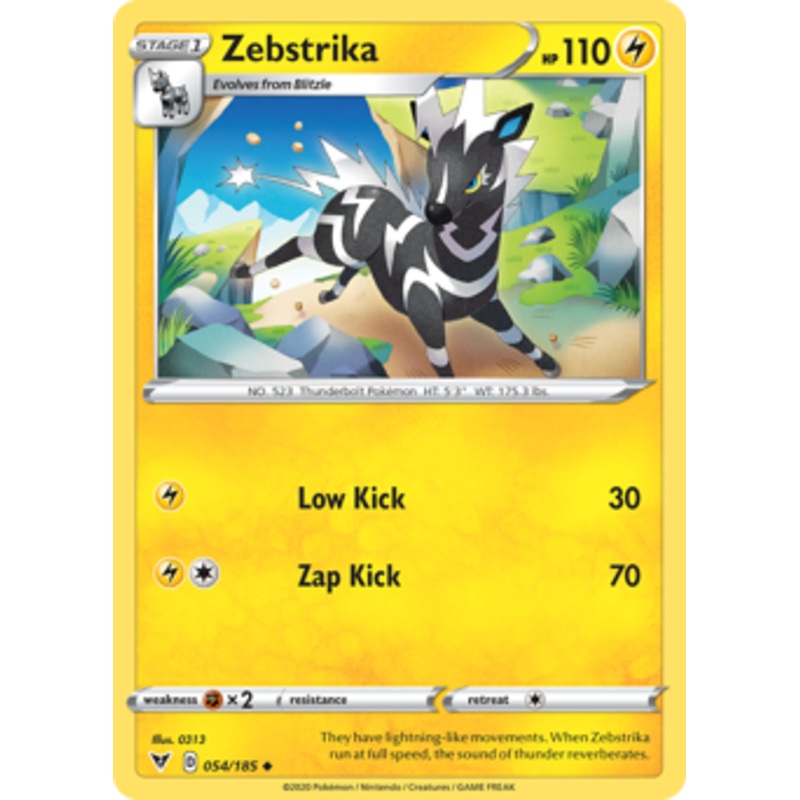 Zebstrika (054/185) [Sword & Shield: Vivid Voltage]