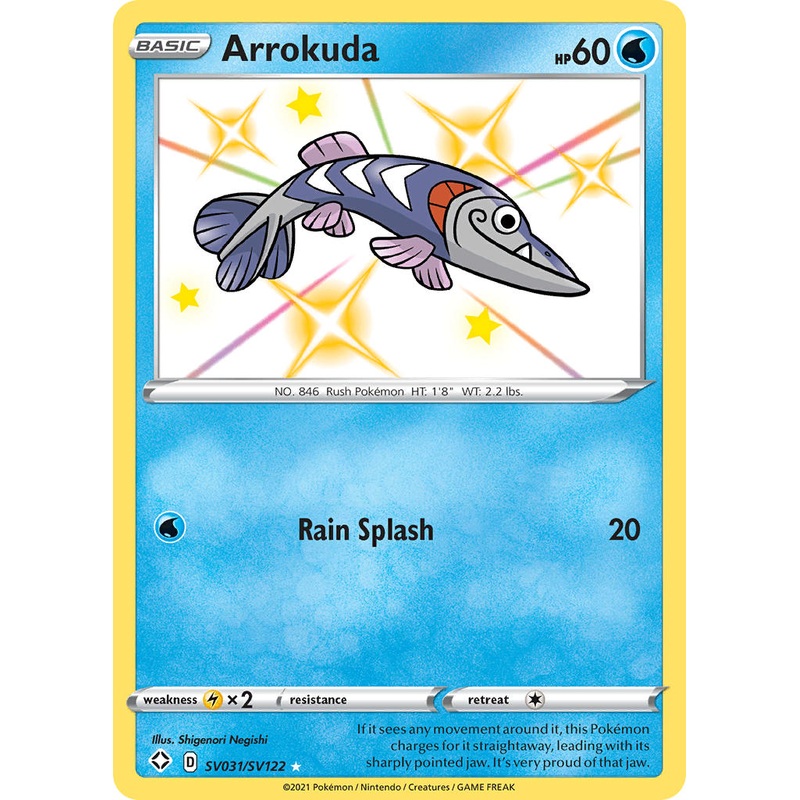 Arrokuda (SV031/SV122) [Sword & Shield: Shining Fates]