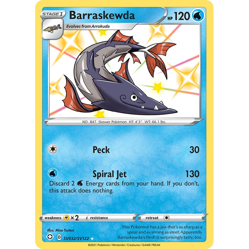 Barraskewda (SV032/SV122) [Sword & Shield: Shining Fates]