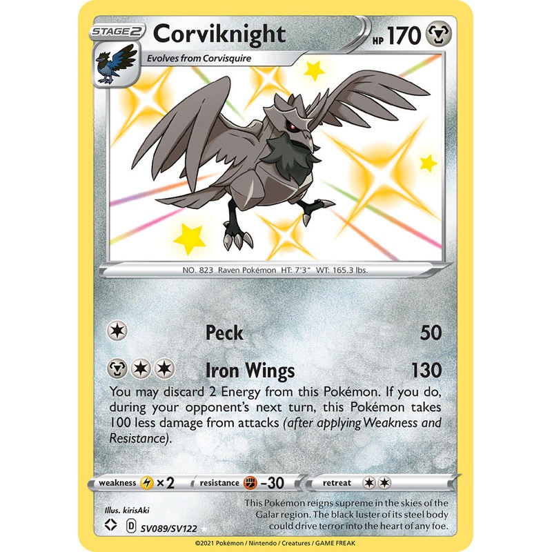 Corviknight (SV089/SV122) [Sword & Shield: Shining Fates]