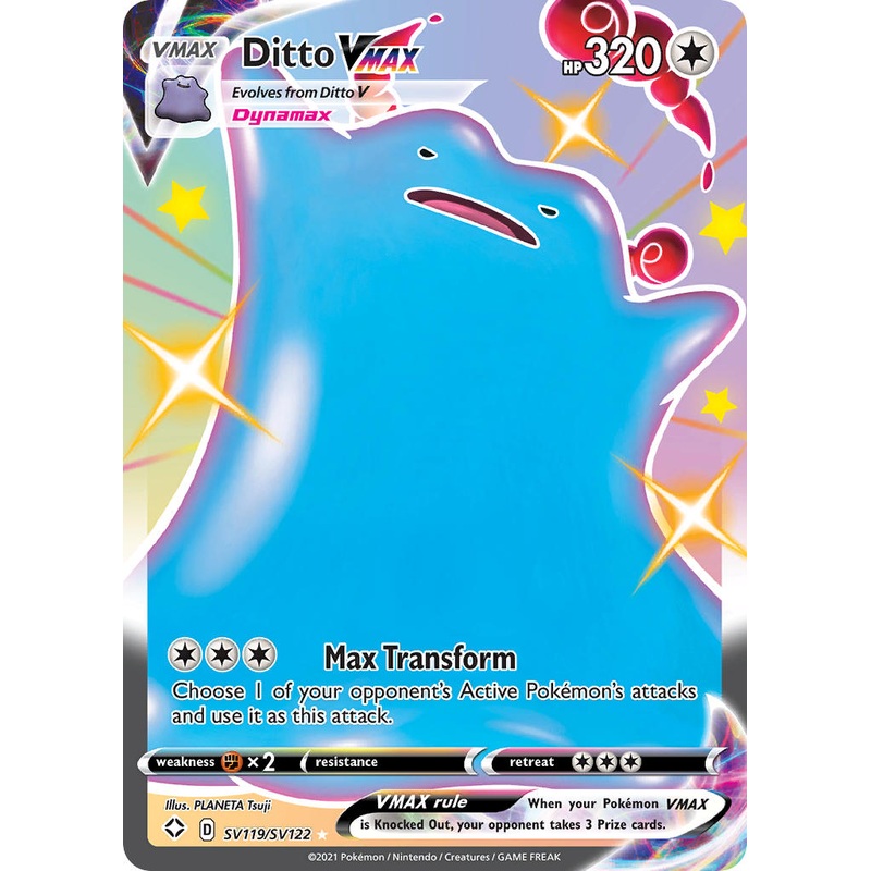 Ditto VMAX (SV119/SV122) [Sword & Shield: Shining Fates]