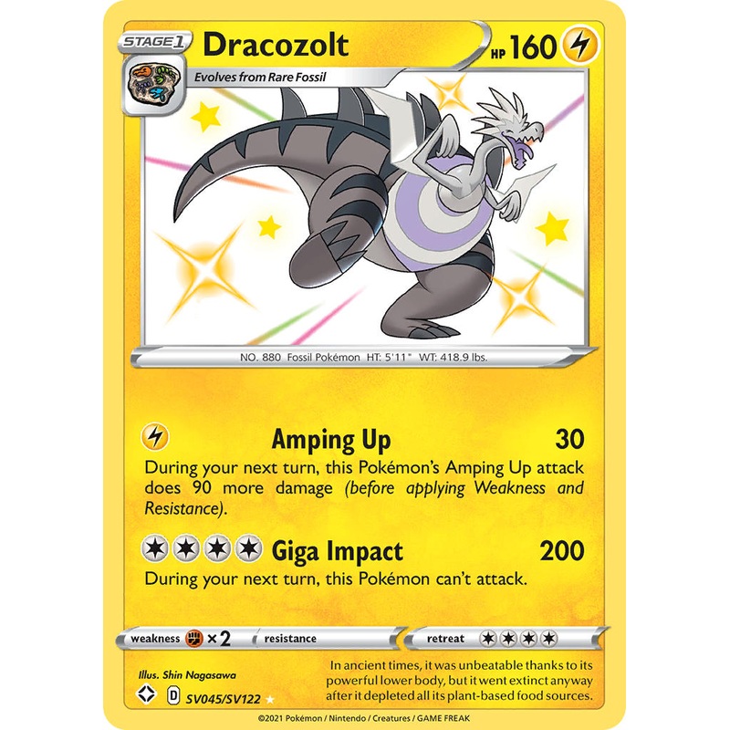 Dracozolt (SV045/SV122) [Sword & Shield: Shining Fates]