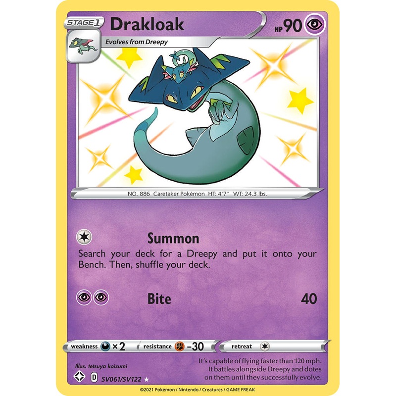Drakloak (SV061/SV122) [Sword & Shield: Shining Fates]