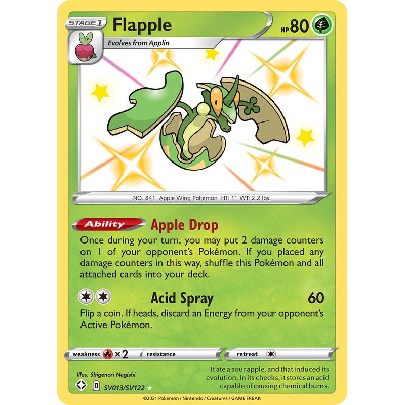 Flapple (SV013/SV122) [Sword & Shield: Shining Fates]