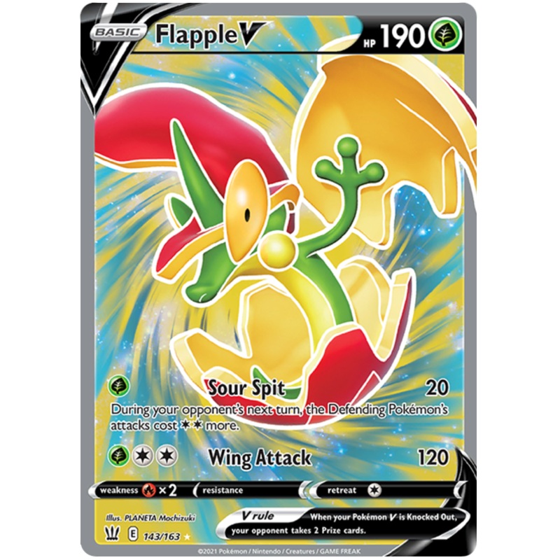 Flapple V (143/163) [Sword & Shield: Battle Styles]