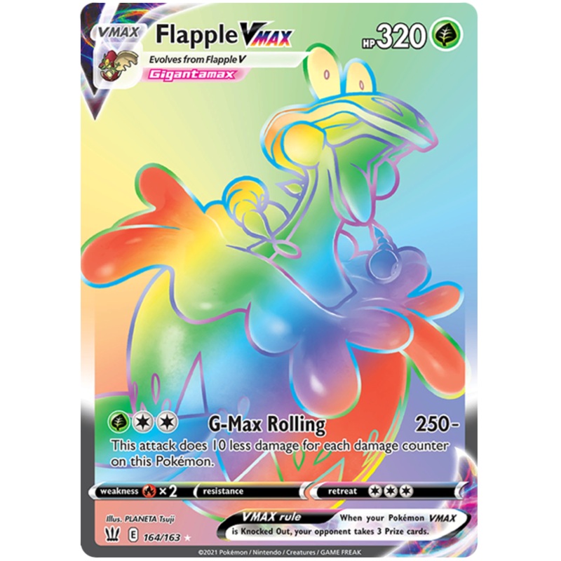 Flapple VMAX (164/163) [Sword & Shield: Battle Styles]