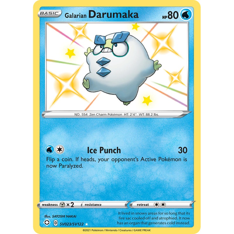 Galarian Darumaka (SV023/SV122) [Sword & Shield: Shining Fates]