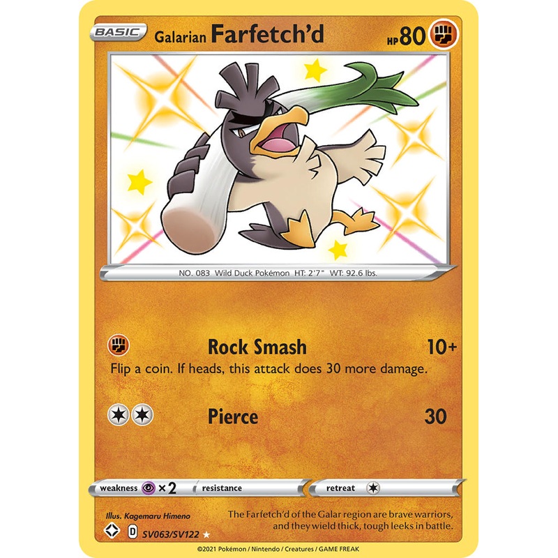 Galarian Farfetch'd (SV063/SV122) [Sword & Shield: Shining Fates]