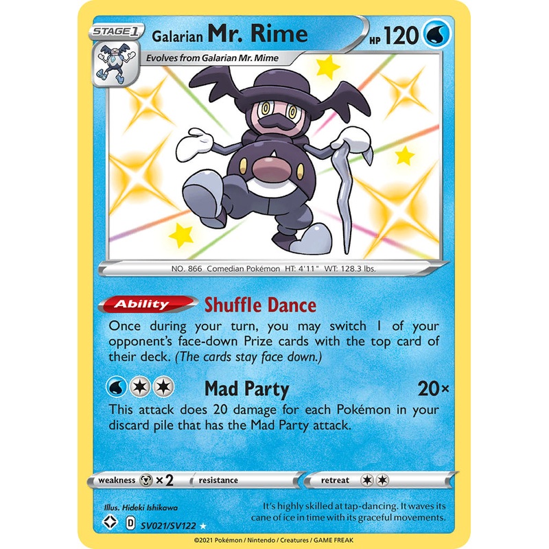 Galarian Mr. Rime (SV021/SV122) [Sword & Shield: Shining Fates]