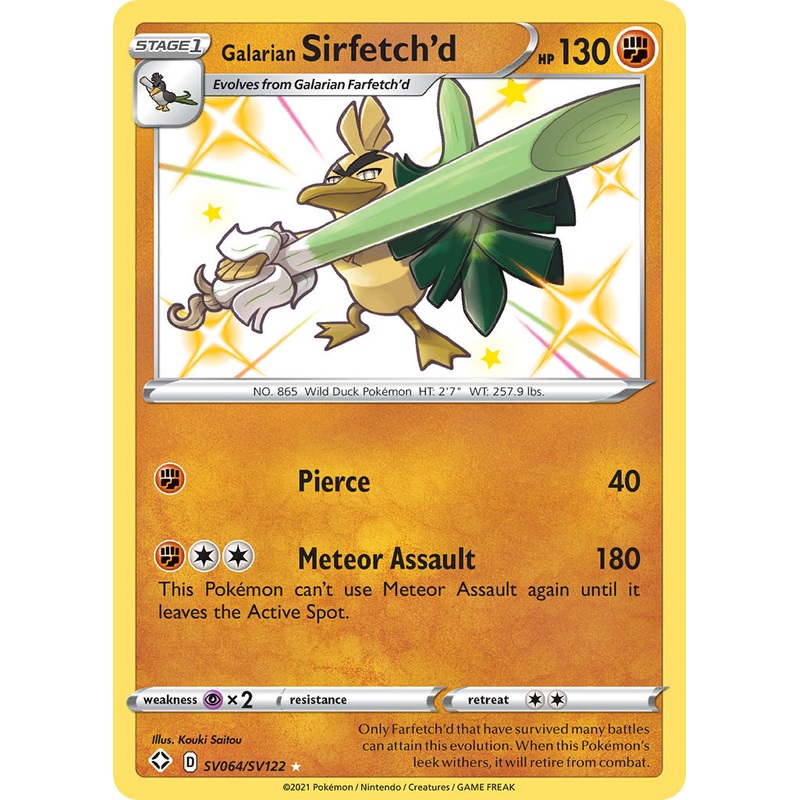 Galarian Sirfetch'd (SV064/SV122) [Sword & Shield: Shining Fates]
