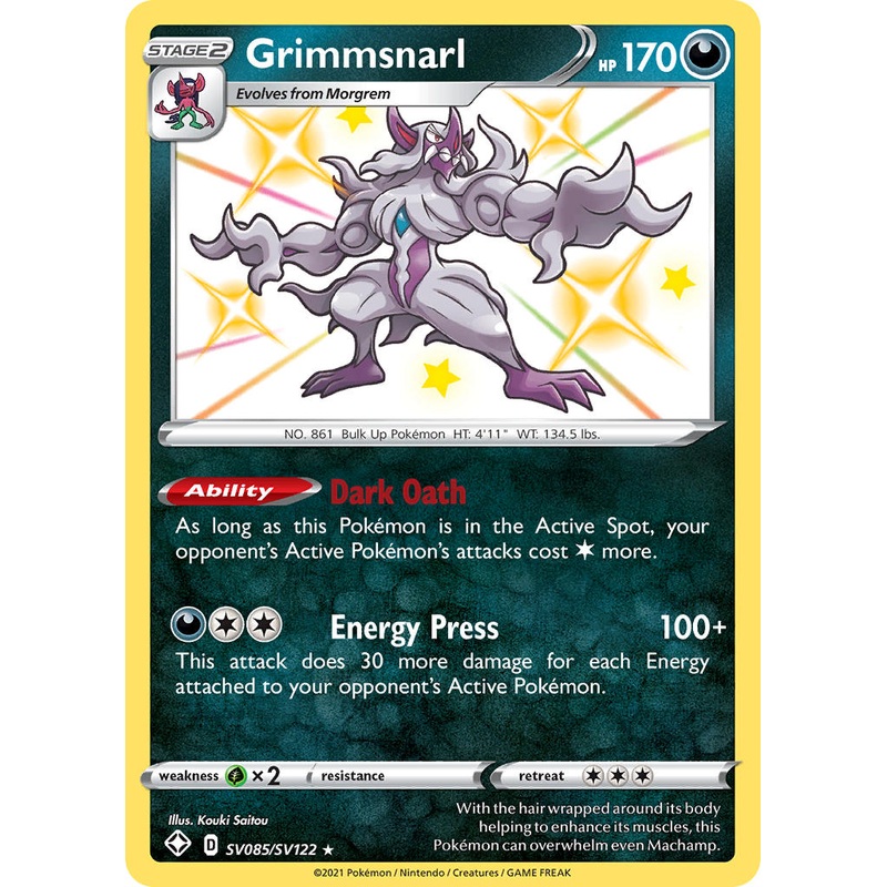 Grimmsnarl (SV085/SV122) [Sword & Shield: Shining Fates]