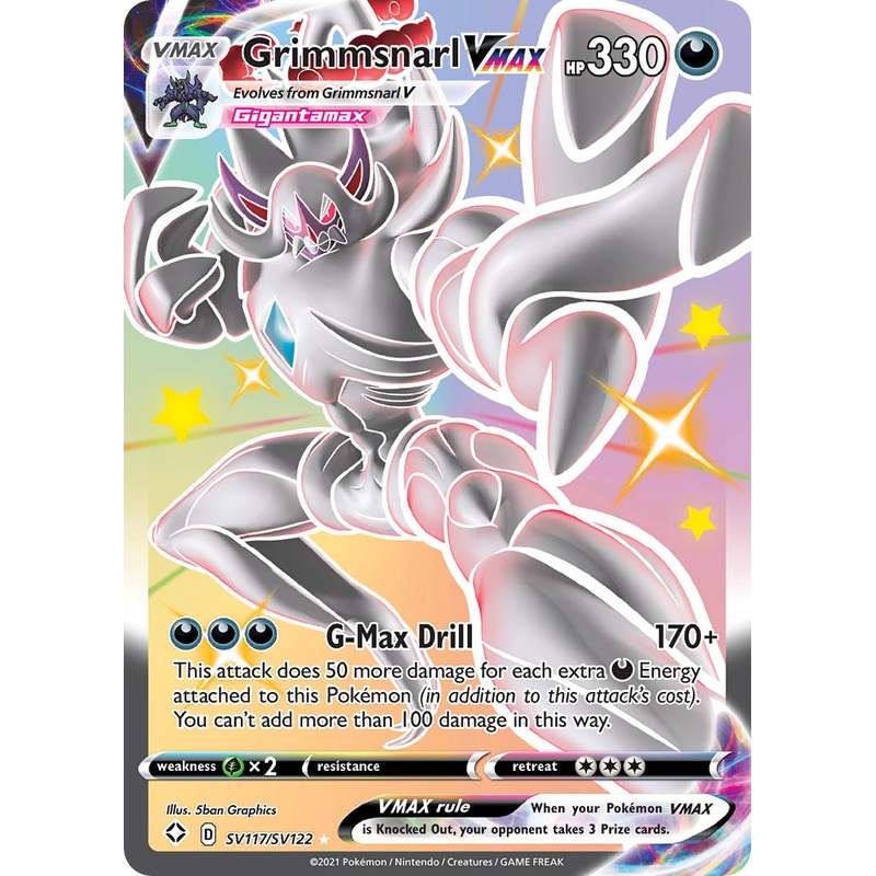 Grimmsnarl VMAX (SV117/SV122) [Sword & Shield: Shining Fates]