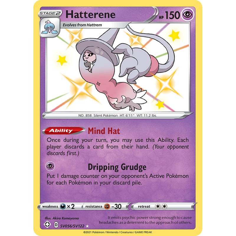 Hatterene (SV056/SV122) [Sword & Shield: Shining Fates]