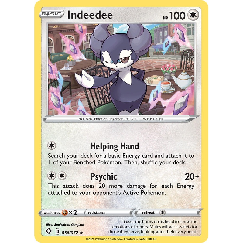Indeedee (056/072) [Sword & Shield: Shining Fates]