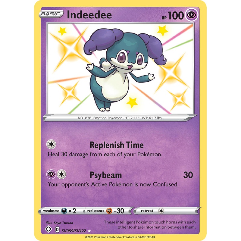 Indeedee (SV059/SV122) [Sword & Shield: Shining Fates]