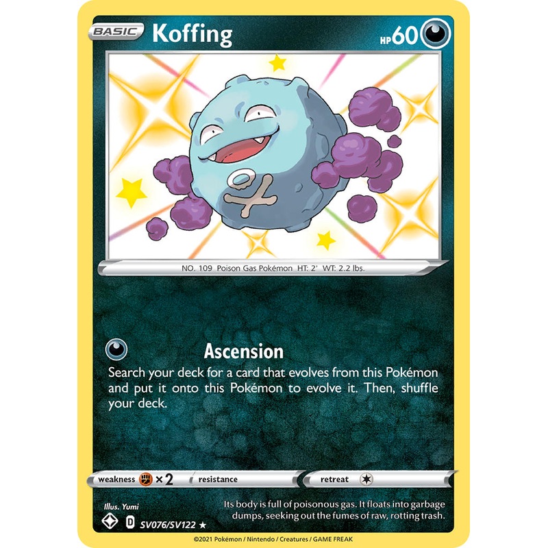 Koffing (SV076/SV122) [Sword & Shield: Shining Fates]