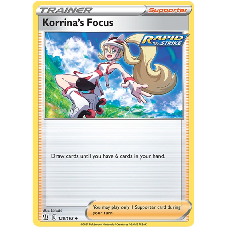 Korrina's Focus (128/163) [Sword & Shield: Battle Styles]