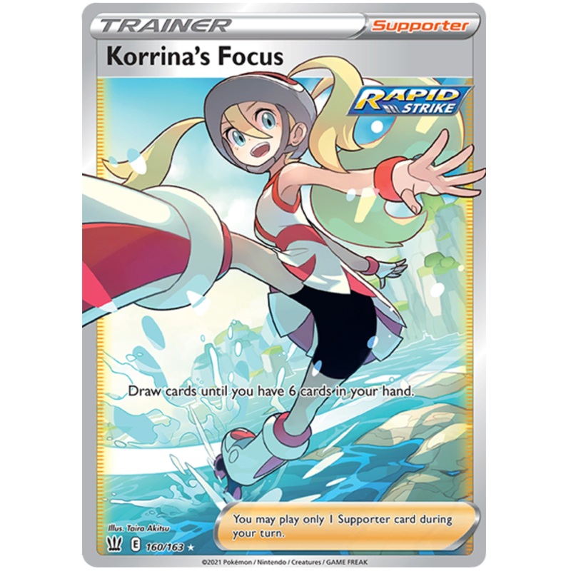 Korrina's Focus (160/163) [Sword & Shield: Battle Styles]