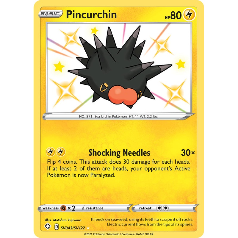 Pincurchin (SV043/SV122) [Sword & Shield: Shining Fates]