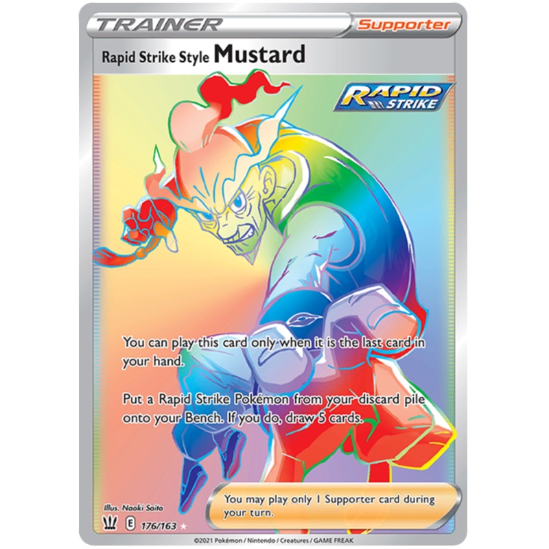 Rapid Strike Style Mustard (176/163) [Sword & Shield: Battle Styles]