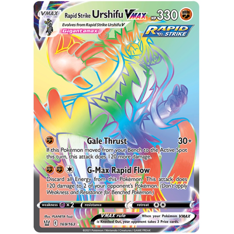 Rapid Strike Urshifu VMAX (169/163) [Sword & Shield: Battle Styles]
