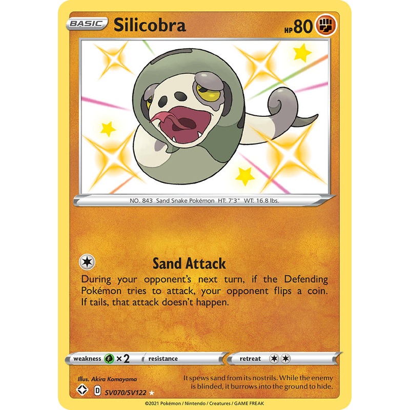 Silicobra (SV070/SV122) [Sword & Shield: Shining Fates]