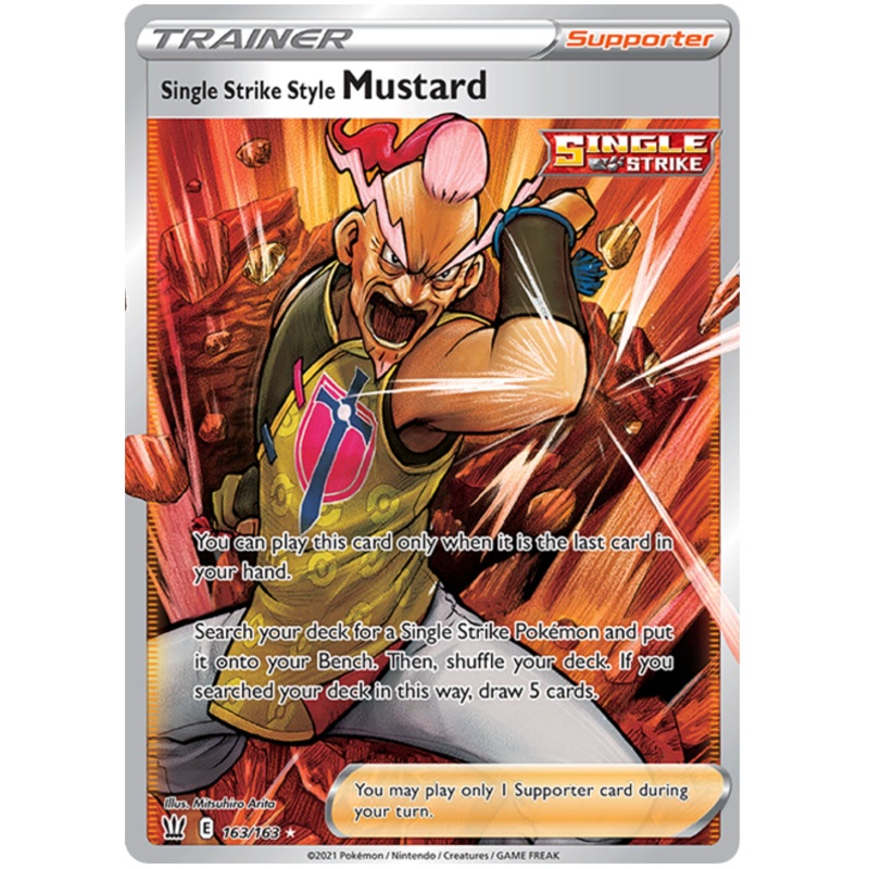 Single Strike Style Mustard (163/163) [Sword & Shield: Battle Styles]