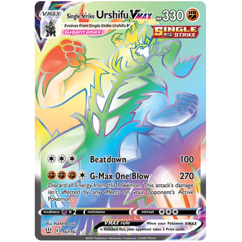 Single Strike Urshifu VMAX (167/163) [Sword & Shield: Battle Styles]