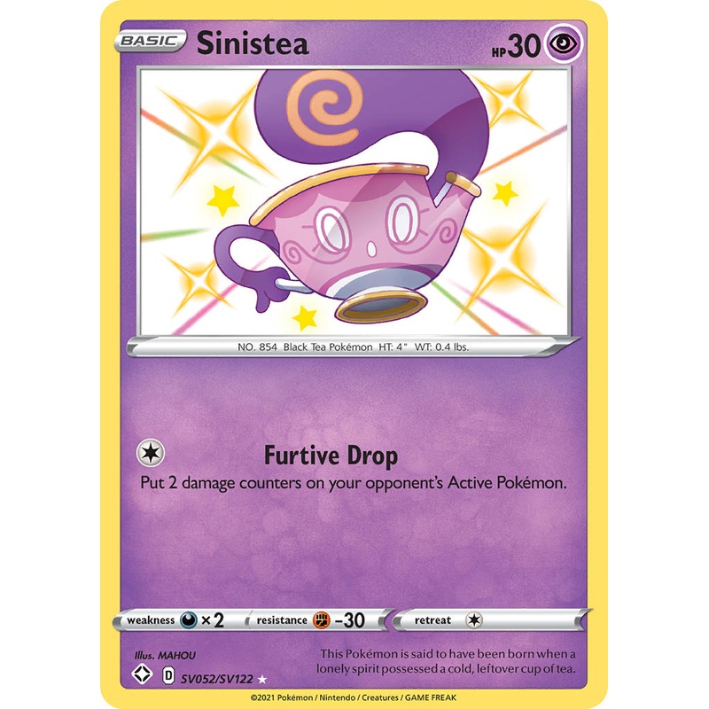 Sinistea (SV052/SV122) [Sword & Shield: Shining Fates]