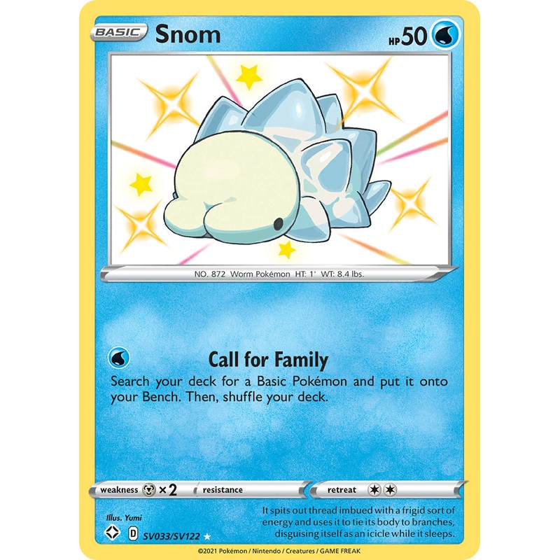 Snom (SV033/SV122) [Sword & Shield: Shining Fates]