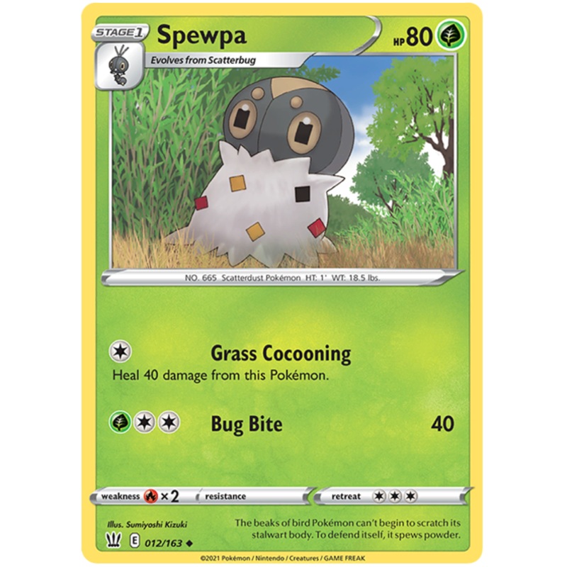 Spewpa (012/163) [Sword & Shield: Battle Styles]