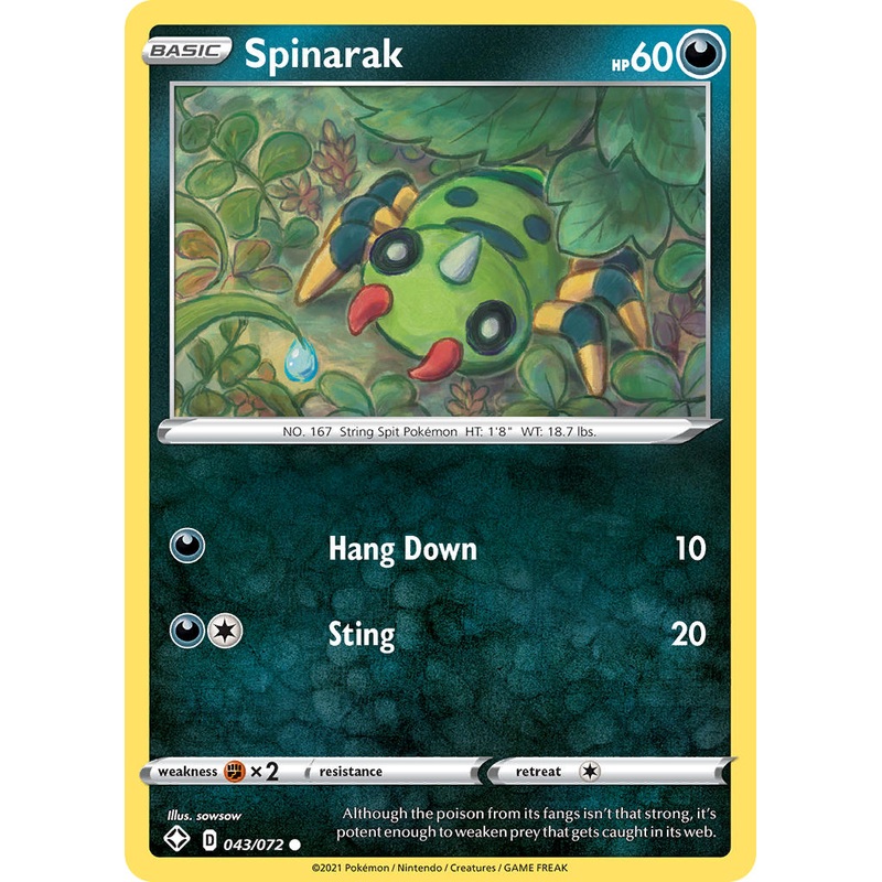 Spinarak (043/072) [Sword & Shield: Shining Fates]