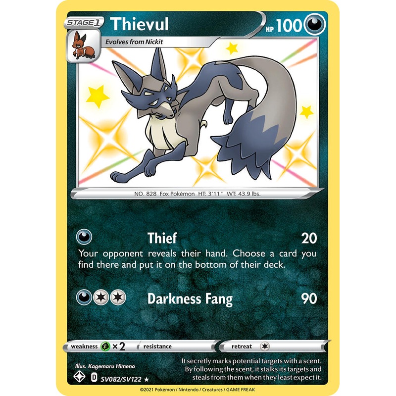 Thievul (SV082/SV122) [Sword & Shield: Shining Fates]