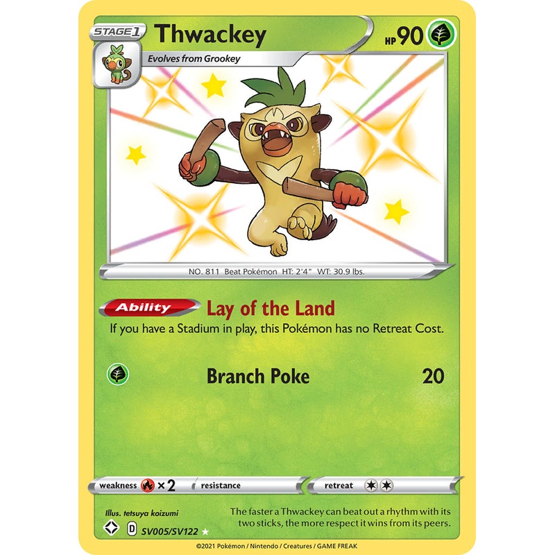 Thwackey (SV005/SV122) [Sword & Shield: Shining Fates]