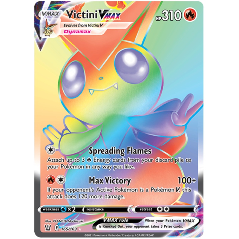 Victini VMAX (165/163) [Sword & Shield: Battle Styles]