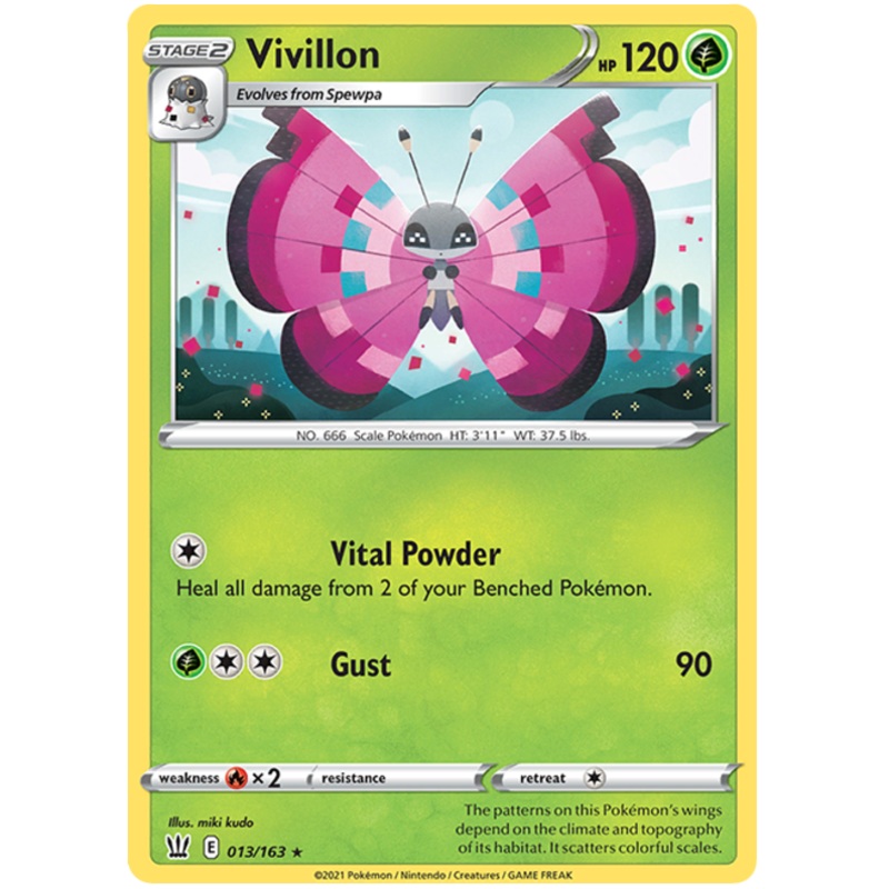 Vivillon (013/163) [Sword & Shield: Battle Styles]