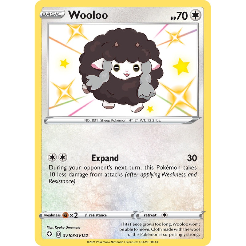 Wooloo (SV103/SV122) [Sword & Shield: Shining Fates]