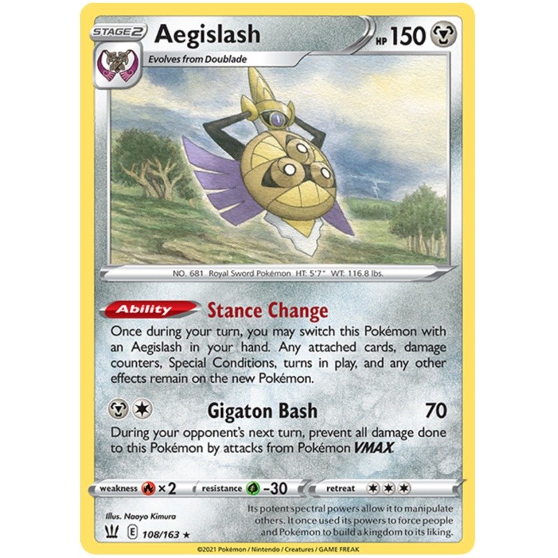 Aegislash (108/163) [Sword & Shield: Battle Styles]