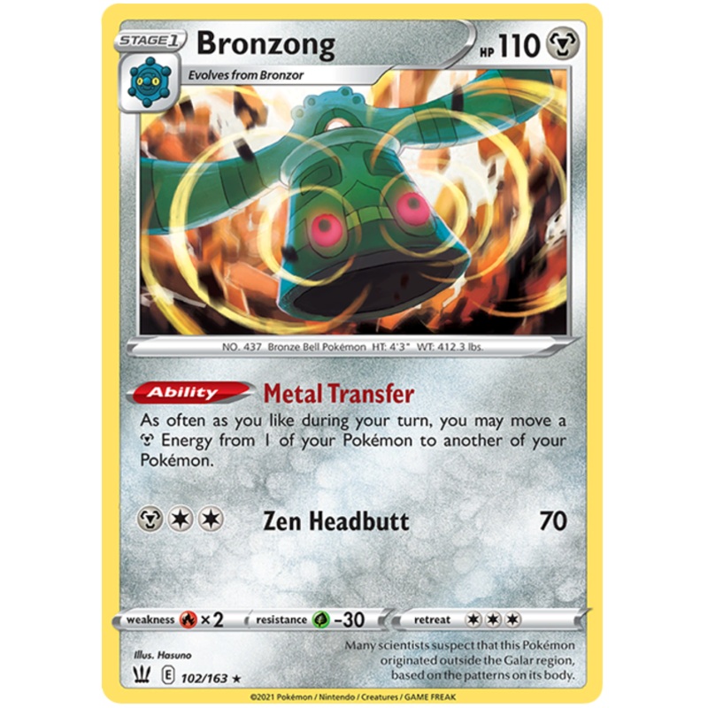 Bronzong (102/163) [Sword & Shield: Battle Styles]