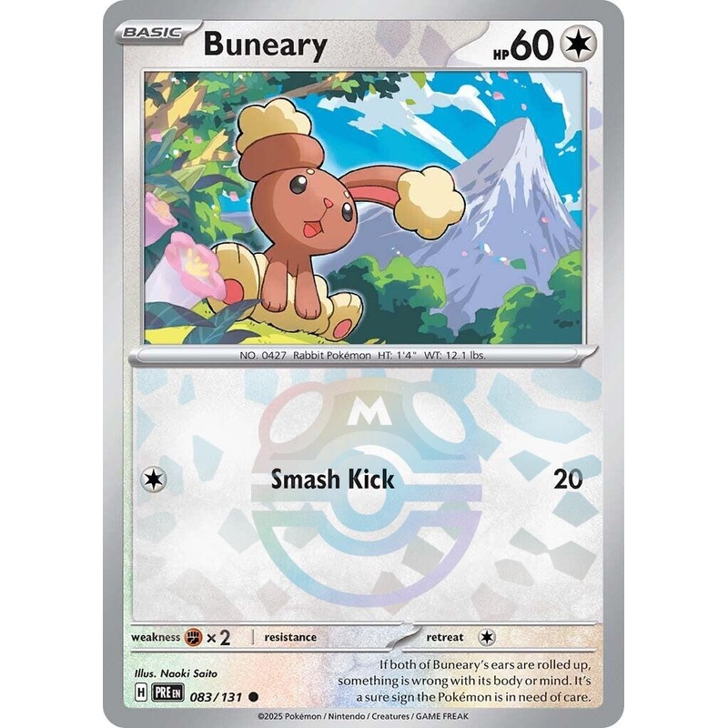 Buneary (083/131) (Master Ball Pattern) [Scarlet & Violet: Prismatic Evolutions]
