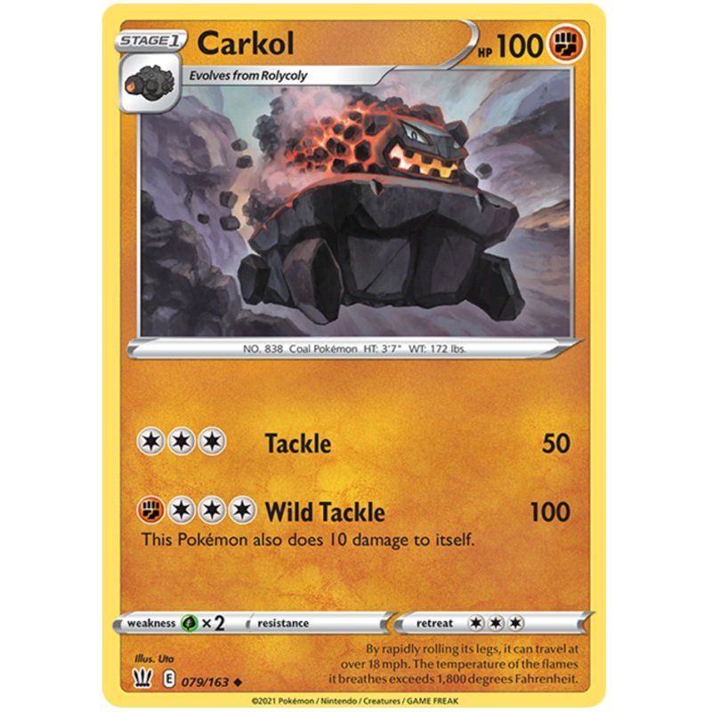 Carkol (079/163) [Sword & Shield: Battle Styles]